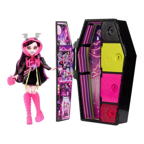 Monster High Skulltimates Secrets Sustos Neón Draculaura