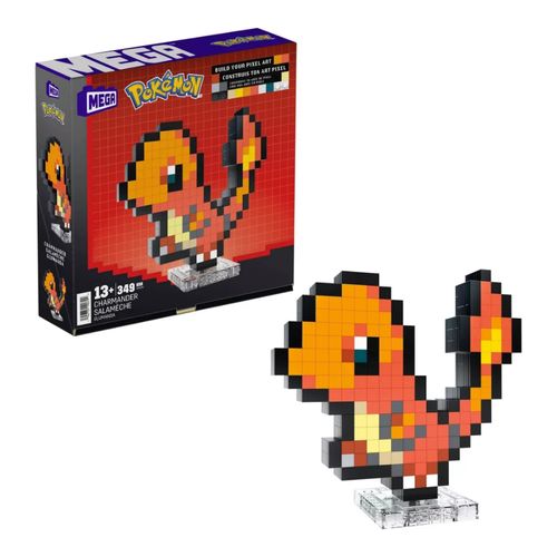 Bloques De Construcción Pixel Art Charmander