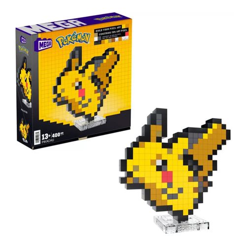 Bloques De Construcción Pixel Art Pikachu