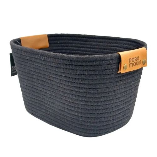 Cesto De Algodón C Asa 35X25X20