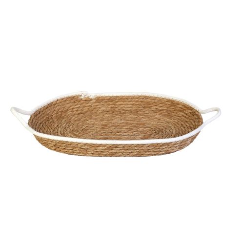 Cesto De Fibra Natural E Algodón C