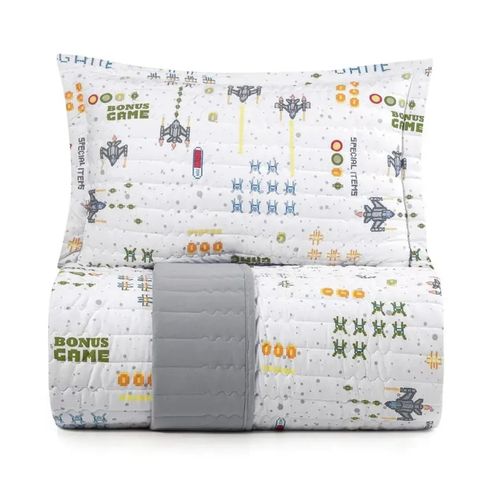 Juego De Cubrecama Mundo Kids Malha Antim 1,70M X 2,40M
