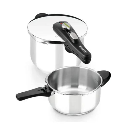 Set Olla A Presion Acero Inox 4 Y 6L Speed