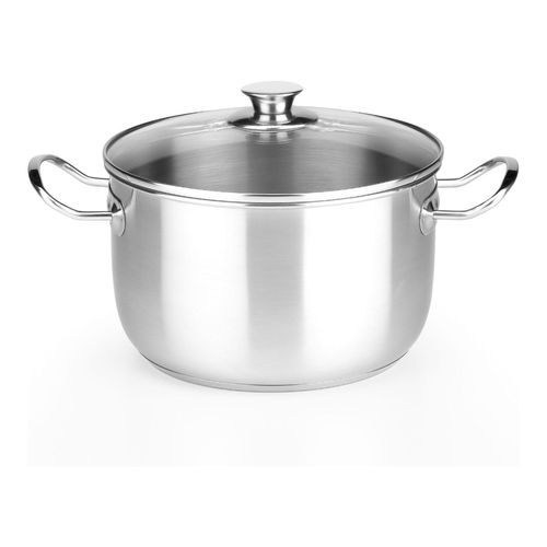 Olla 30Cm 12L Tapa Vidrio Chef
