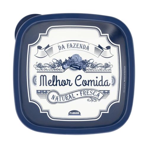 Tupper Decora Ht Cuadrado 580Ml