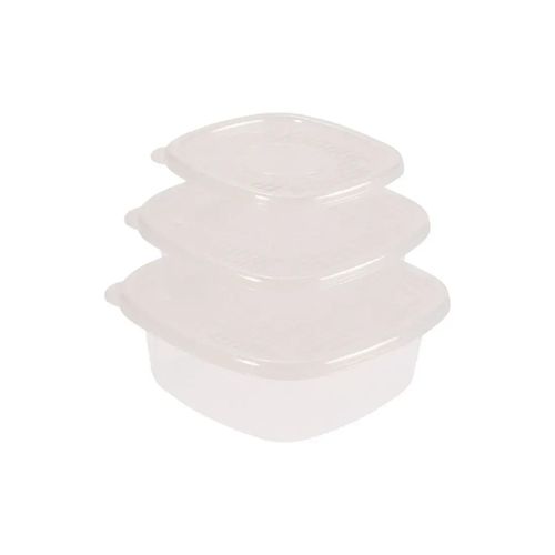 Juego de Tupper Pop Cuadrado Pmg(3 Pzs)