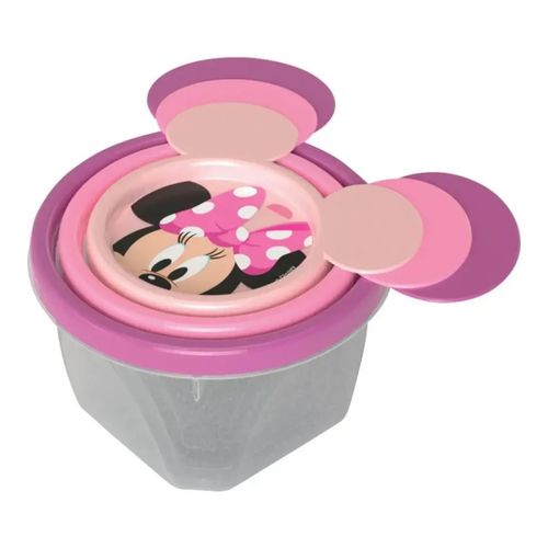 Cj 3 Potes Conect Red Minnie