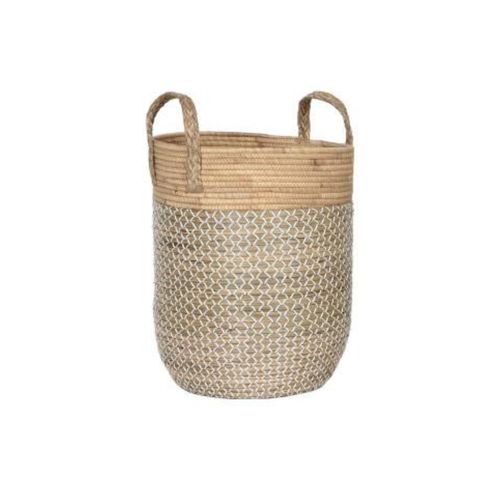 Cesta Junco Seagrass 44X44X63 Asa Natural