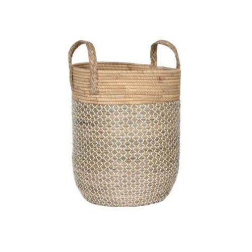Cesta Junco Seagrass 39X39X57 Asa Natural