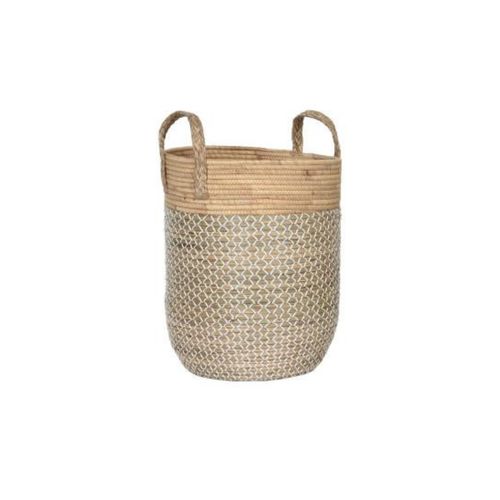 Cesta Junco Seagrass 34X34X63 Asa Natural