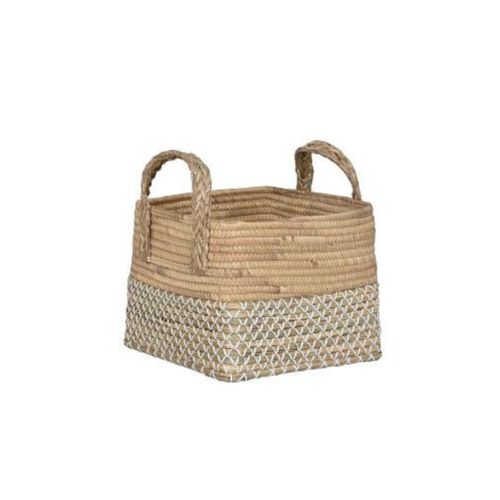 Cesta Junco Seagrass 33X31X30 Asa Natural