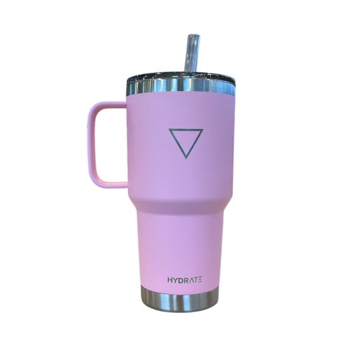 Vaso Con Pico Y Agarre 887 Ml Rosado Pastel