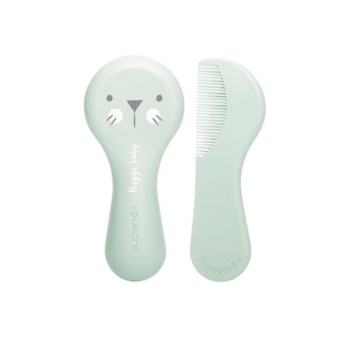 Cepillo-Peine Soft Verde Decorado