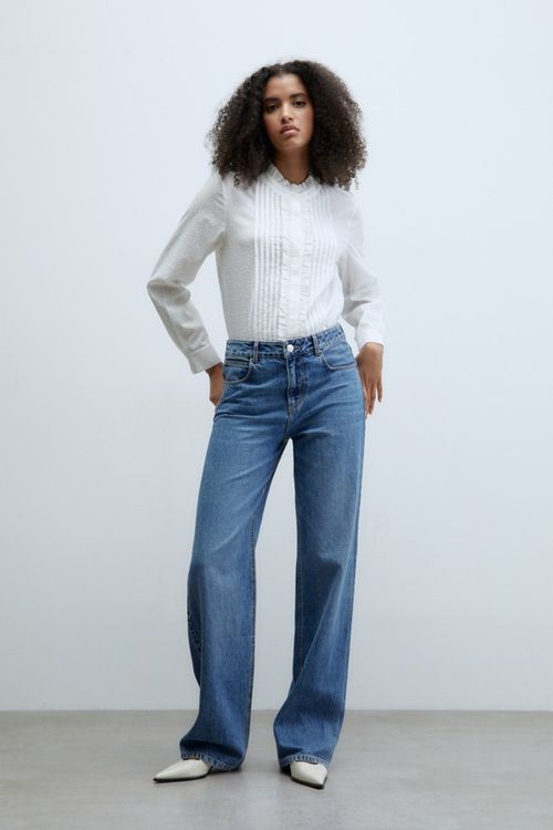 Blusa Volante Pechera