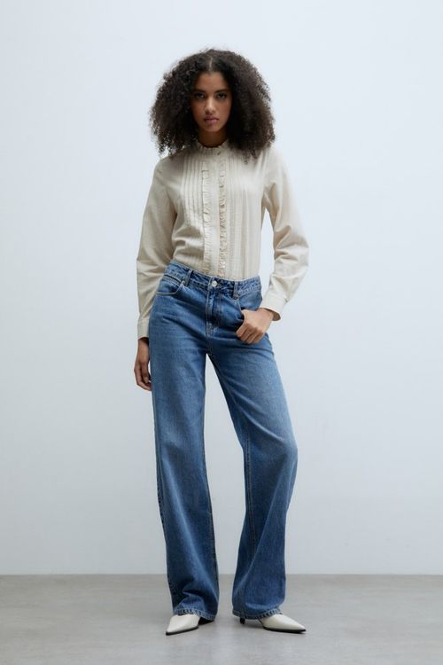 Blusa Volante Pechera