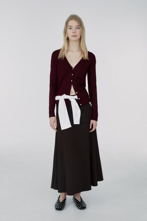 Cardigan Básica Cuello V