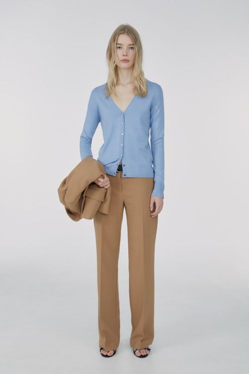 Cardigan Básica Cuello V