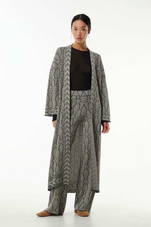 Kimono Jacquar Etnico