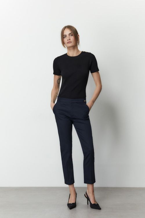 Pantalón Satén Hebilla