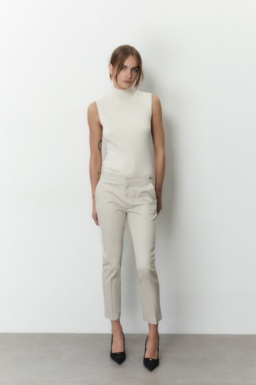 Pantalón Satén Hebilla