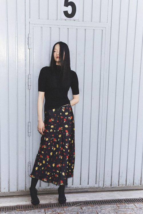 Falda Estampada Flores