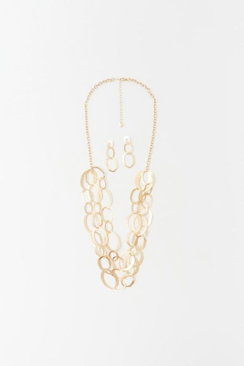 Conjunto Dorado Aros