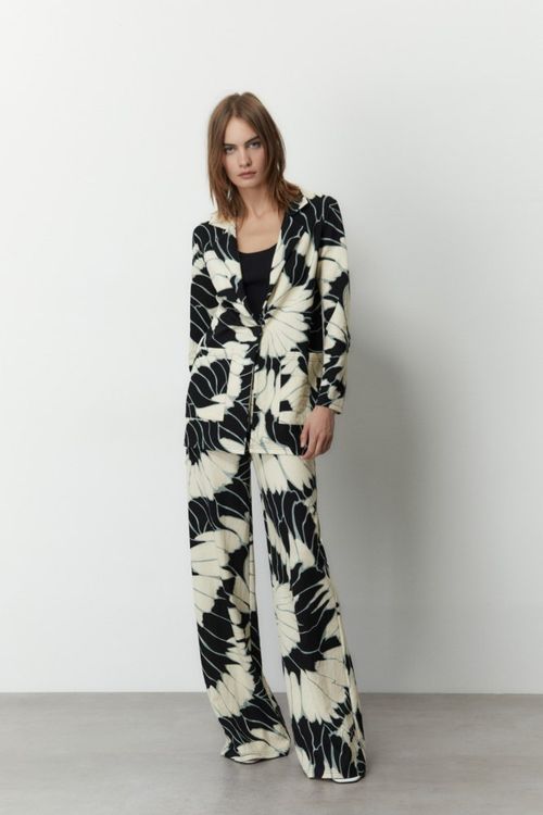 Blazer Efecto Lino
