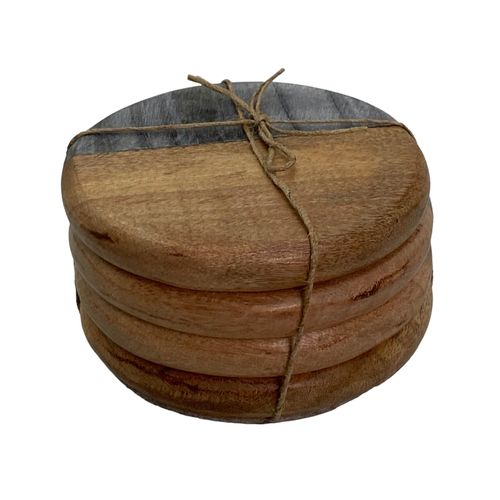 Juego Portavasos 4Pz 10,2X10,2X1,3Cm