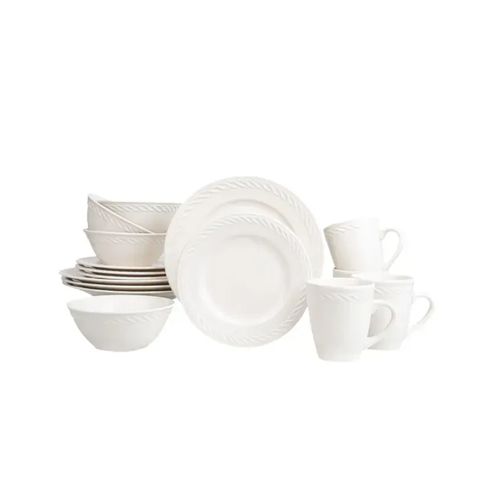 Vajilla 16 Pcs Pearlina White