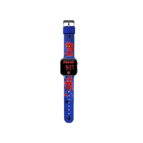 Reloj Spiderman Led Azul