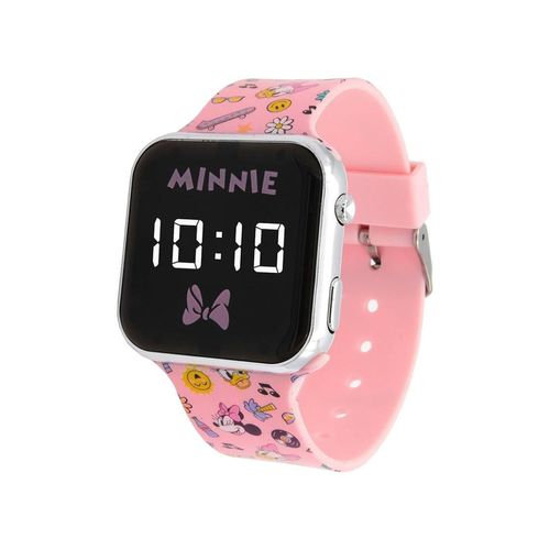 Reloj Minnnie Daisy Led Rosado