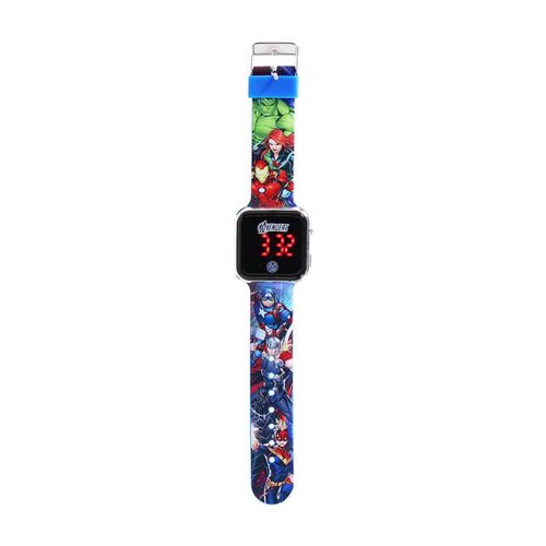 Reloj Avengers Led Azul Personajes