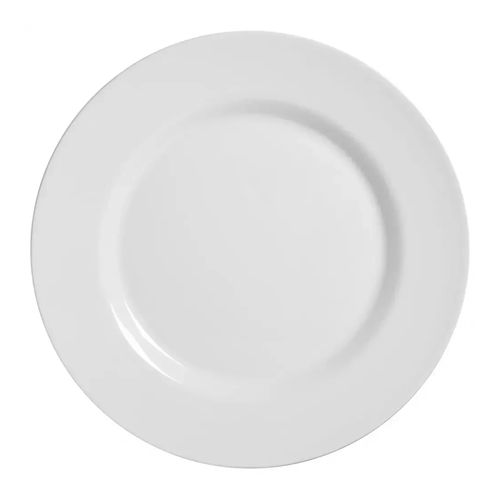 Plato de sitio Blanco Liso 34 cm