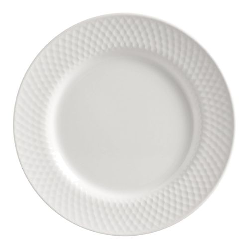 Plato Postre Split Blanco 21 cm