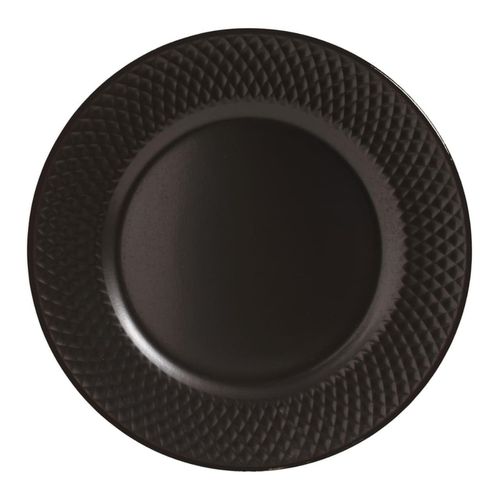 Plato Principal Negro Matte 29 cm