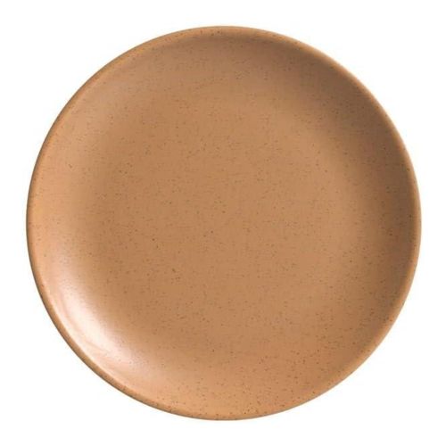 Plato Postre Coup Organic Terracota Matte 21 Cm
