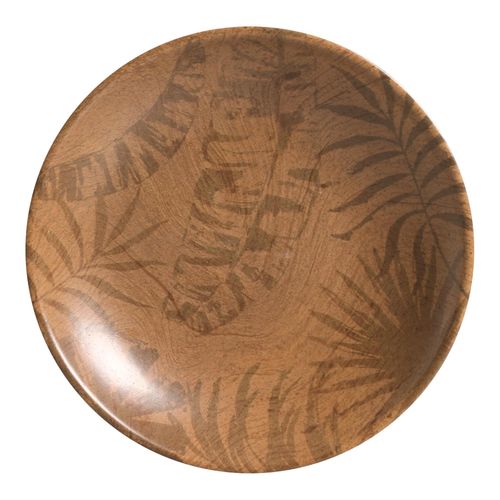 Plato Hondo Coup Palm Tree Terracota Matte 25 Cm
