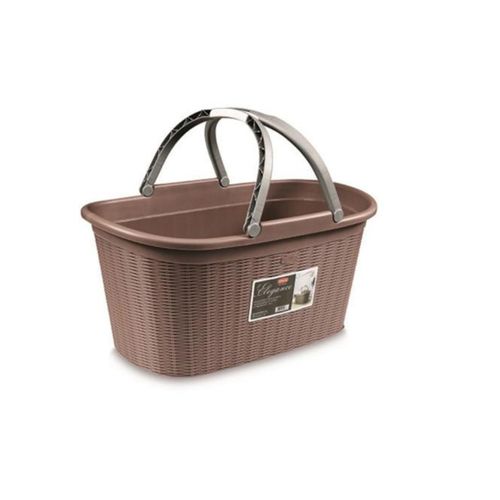 Cesta Portabianc C Manija Elegance Marron 60 X 40 X 115H