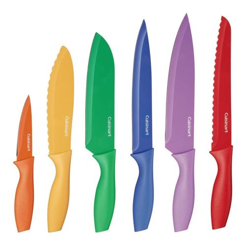 Juego De Cuchillos 12Pz Multicolor