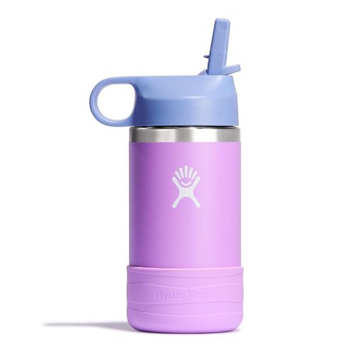 Botella 12 Oz Kids Wide Mouth Straw Cap And Boot Anemone
