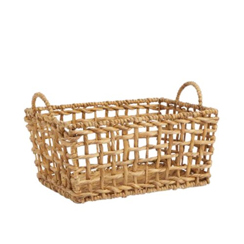 Cesta Rectangular Grande Asas  Natural