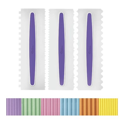 Espatula Moldeadora De Tortas  3 Pzas