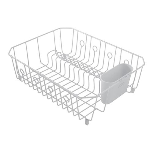 Escurridor De Platos Grande Anti Microbiano Blanco