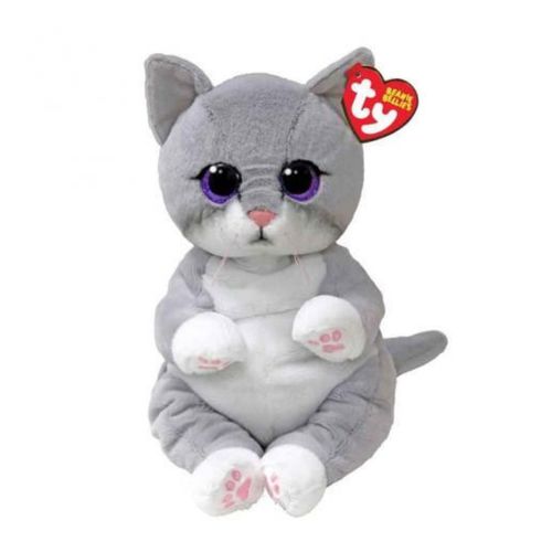Ty Beanie Bellies Morgan Gato Gris Mediano