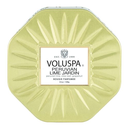 Vela Peruvian Lime Octagon Tin