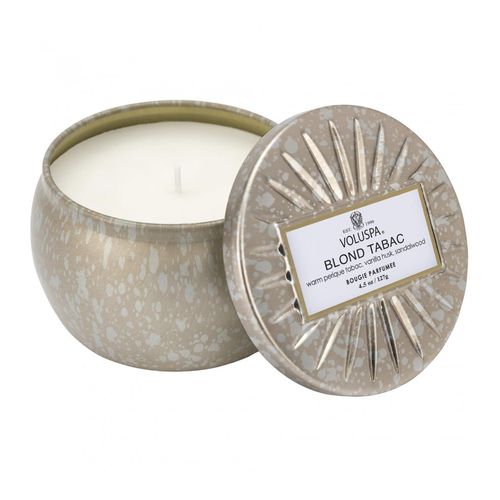 Vela Blond Tabac  Mini Decorative Tin