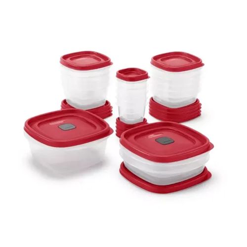 Set De 34 Piezas 17 Recipientes+Tapa