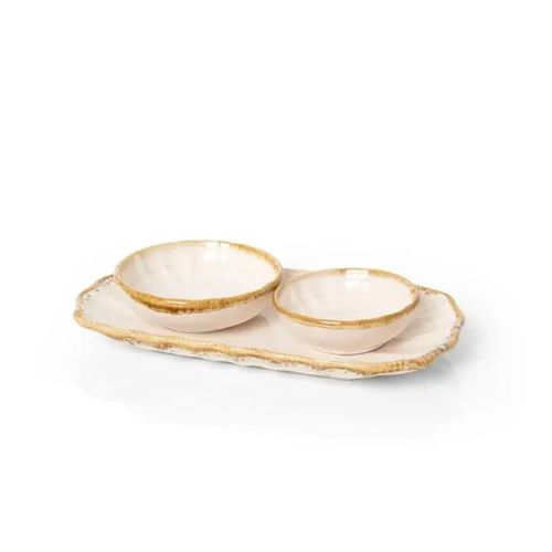 Set Plato 27Cm Y 2 Cuencos 12Cm 10Cm Orion Filipinas