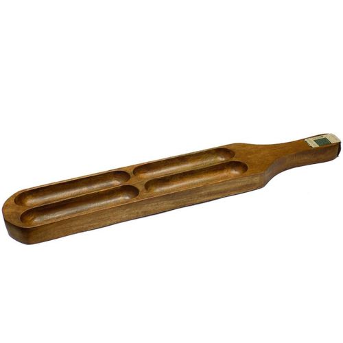 Tabla Para Picadas 4 Divisiones 68X12X4 Cm Madera