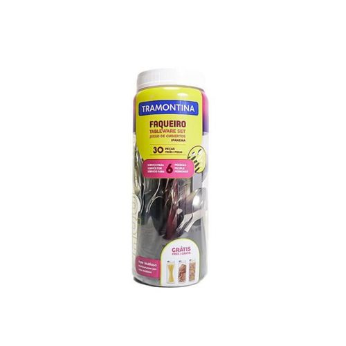 Juego Cubiertos 30Pzas Ipanema Negro